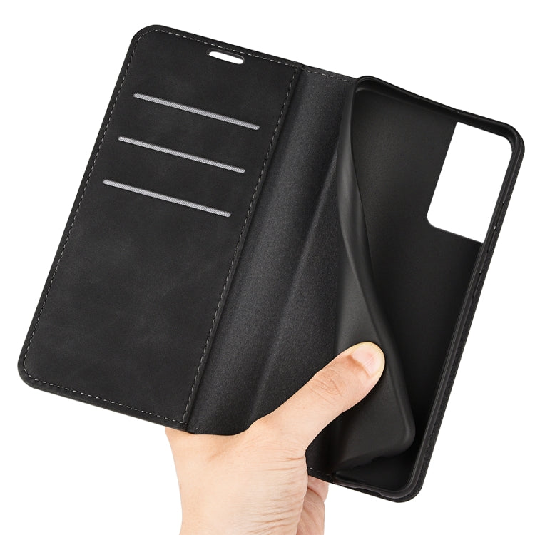 For TCL 40 SE Retro-skin  Magnetic Suction Leather Phone Case