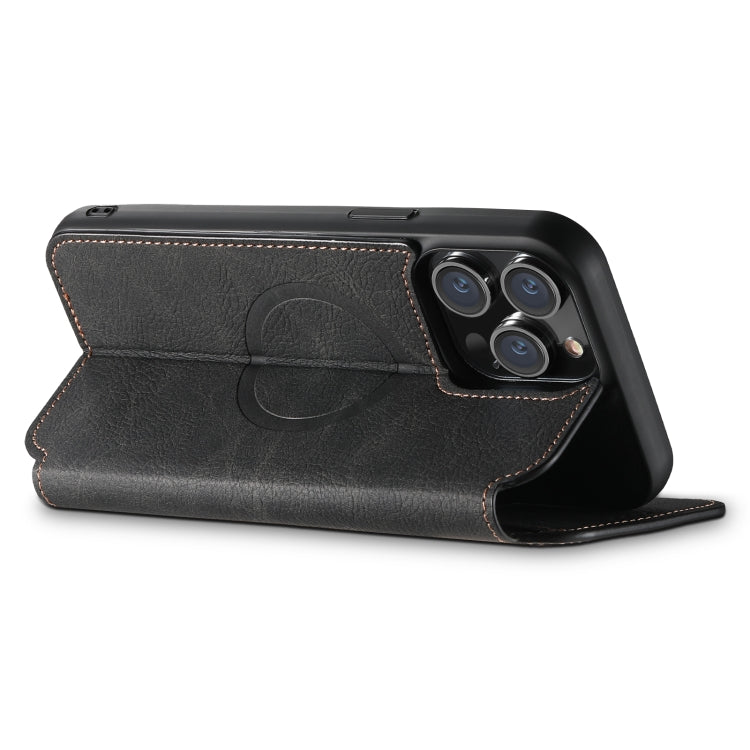 Suteni J06 Multifunctional Leather Magnetic Magsafe Phone Case, Compatible with iPhone 13 Pro