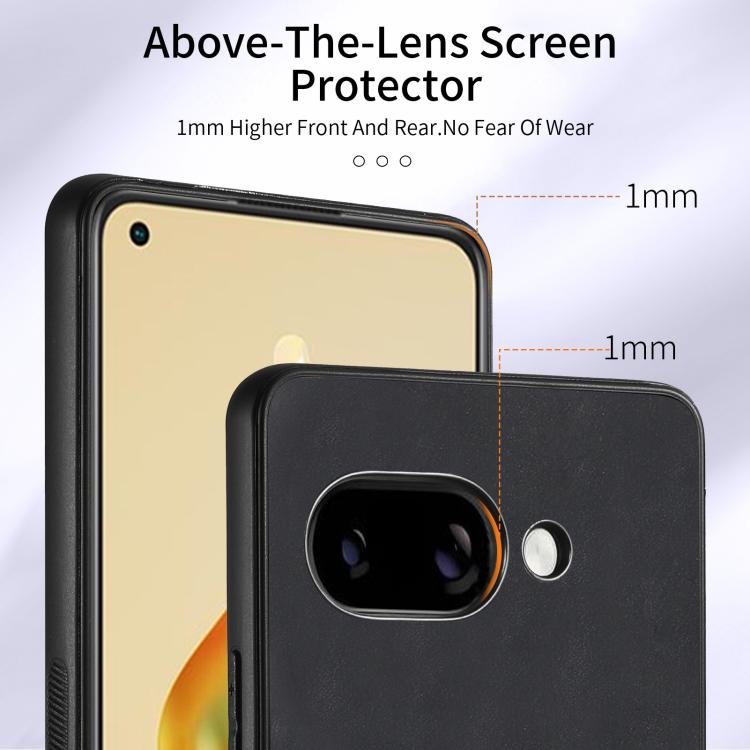 Retro Skin-feel Ring Card Wallet Phone Case, Compatible with Google Pixel 9a