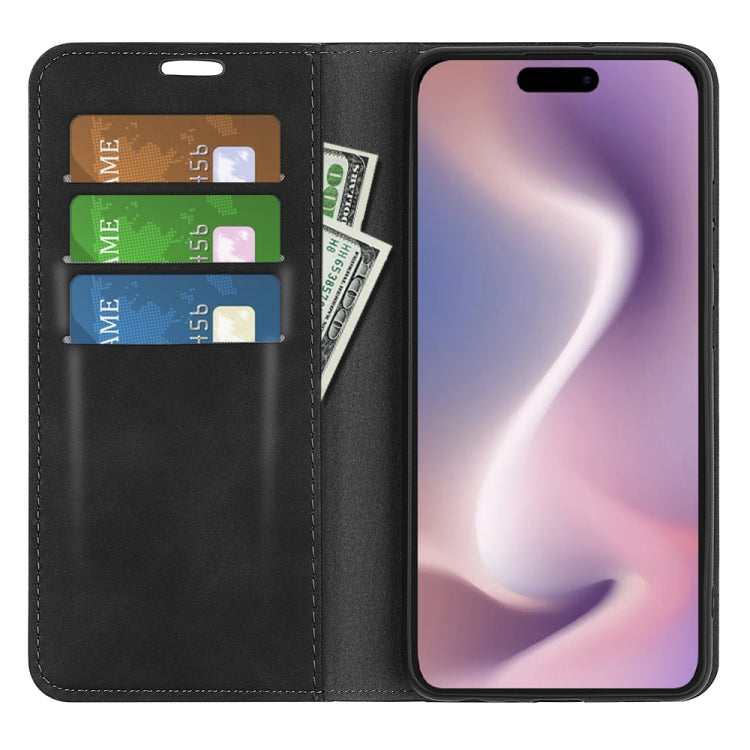 Retro-skin Magnetic Suction Leather Phone Case