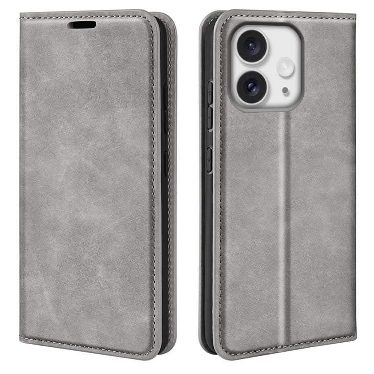 Retro-skin Magnetic Suction Leather Phone Case