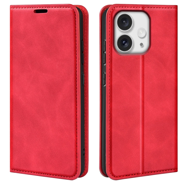 Retro-skin Magnetic Suction Leather Phone Case