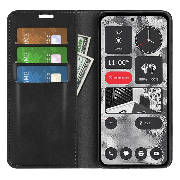 Retro-skin  Magnetic Suction Leather Phone Case