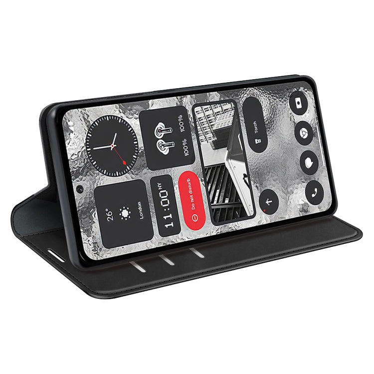 Retro-skin  Magnetic Suction Leather Phone Case