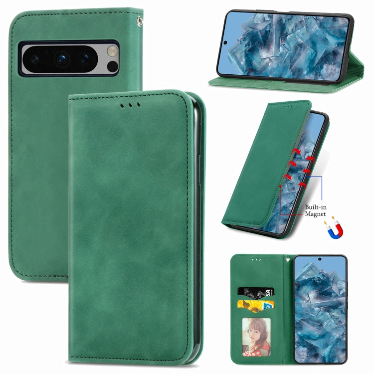 Retro Skin Feel Magnetic Flip Leather Phone Case