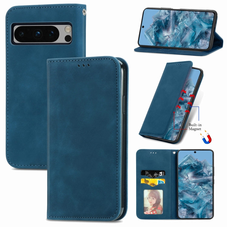 Retro Skin Feel Magnetic Flip Leather Phone Case