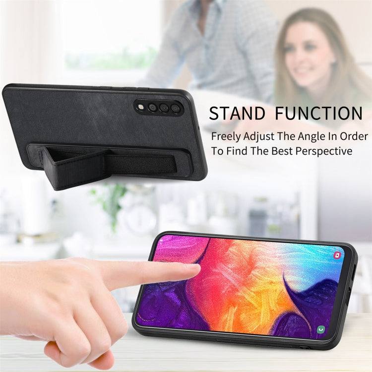 Retro Wristband Holder Leather Back Phone Case, Compatible with Samsung Galaxy A53 5G