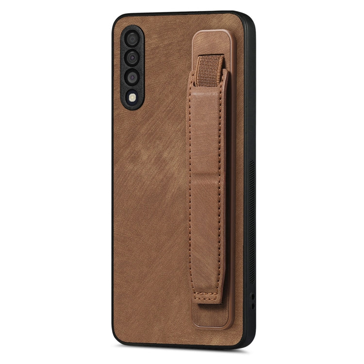 Retro Wristband Holder Leather Back Phone Case, Compatible with Samsung Galaxy A53 5G