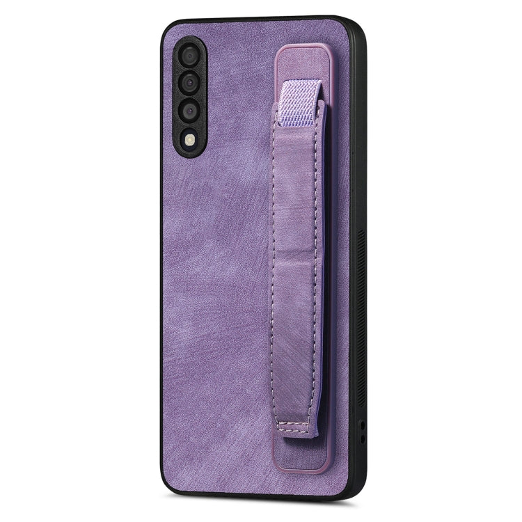 Retro Wristband Holder Leather Back Phone Case, Compatible with Samsung Galaxy A53 5G