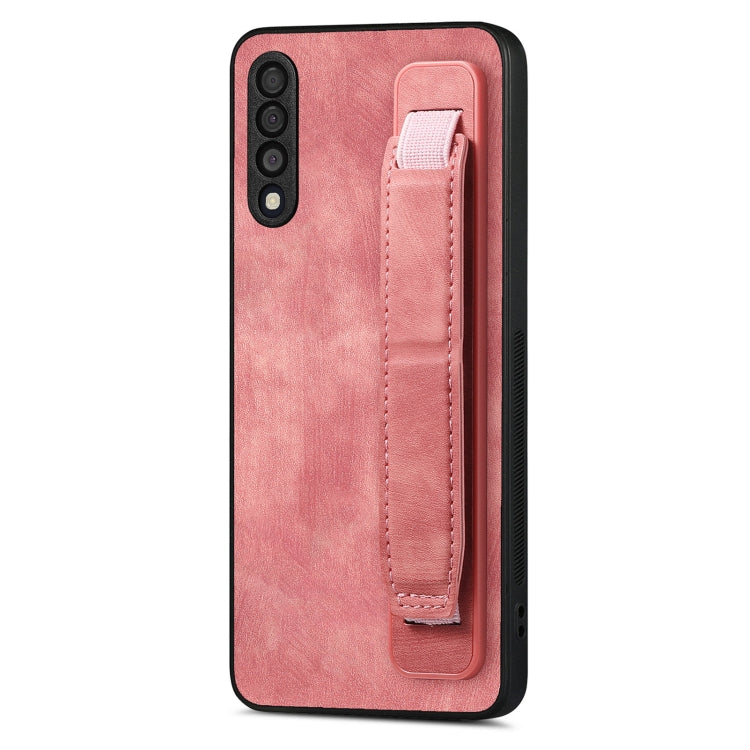 Retro Wristband Holder Leather Back Phone Case, Compatible with Samsung Galaxy A53 5G