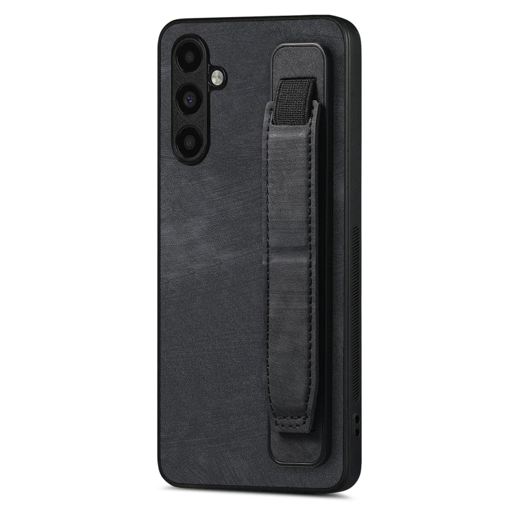 Retro Wristband Holder Leather Back Phone Case, Compatible with Samsung Galaxy A54 5G