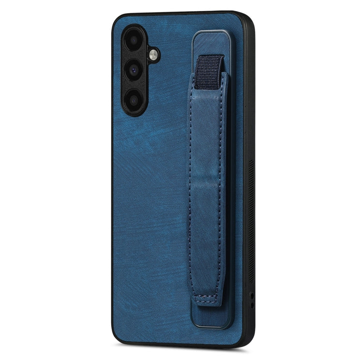Retro Wristband Holder Leather Back Phone Case, Compatible with Samsung Galaxy A54 5G