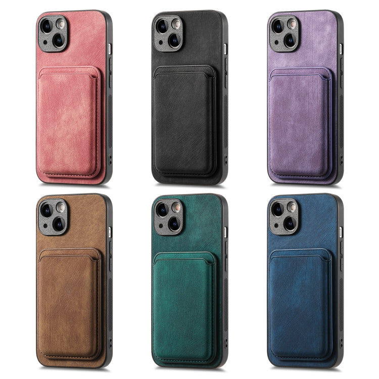 Retro Leather Card Bag Magnetic Phone Case, Compatible with iPhone 6 Plus / 6s Plus