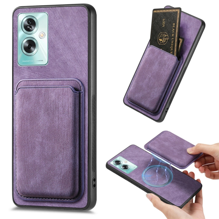 Retro Leather Card Bag Magnetic Phone Case