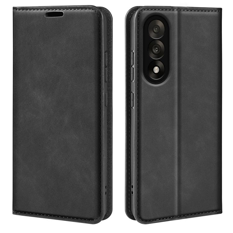 Retro-skin Magnetic Suction Leather Phone Case