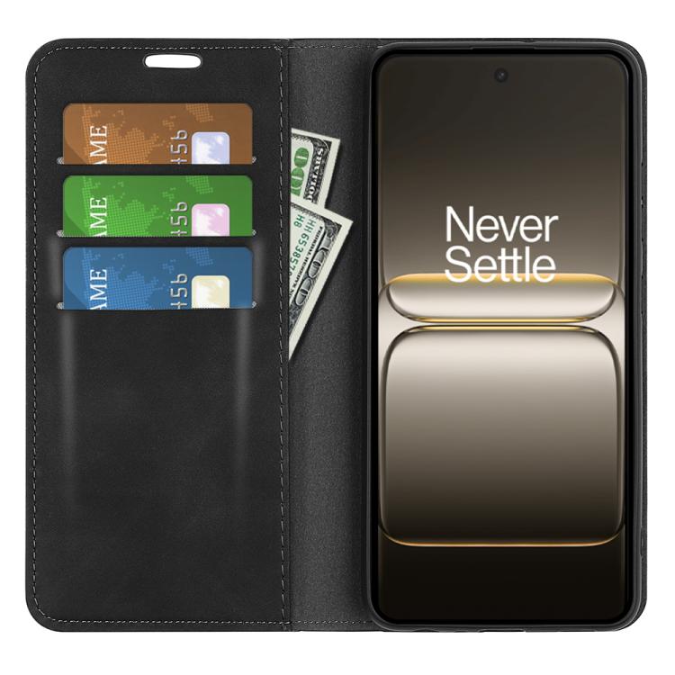 Retro-skin Magnetic Suction Leather Phone Case