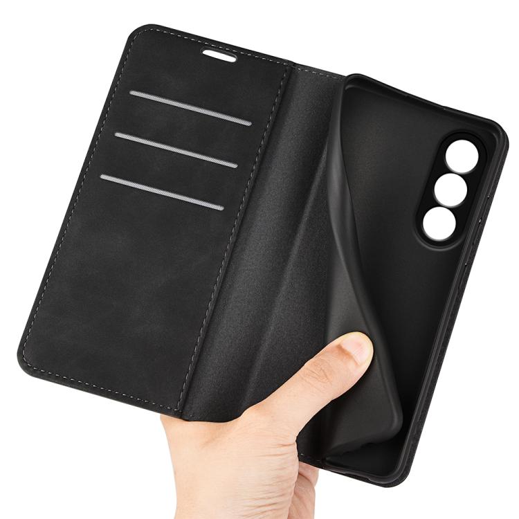 Retro-skin Magnetic Suction Leather Phone Case