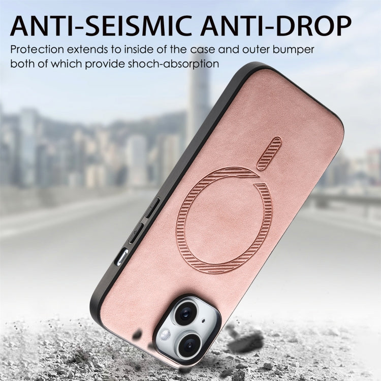 Solid Color Retro Magsafe PU Back Cover Phone Case, Compatible with iPhone XR