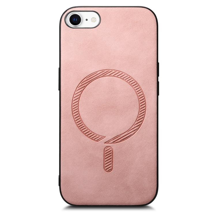 Solid Color Retro Magsafe PU Back Cover Phone Case, Compatible with iPhone 16e