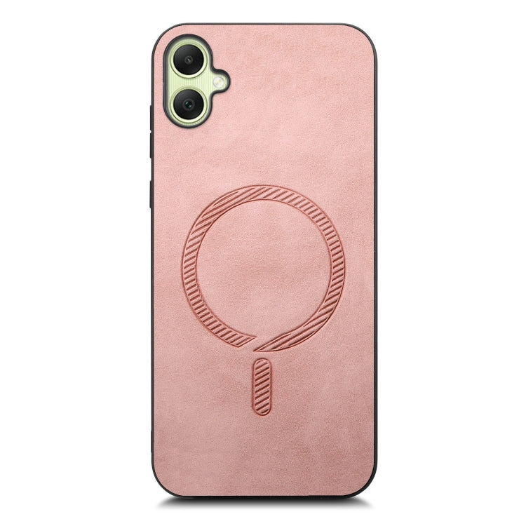 Solid Color Retro Magsafe PU Back Cover Phone Case, Compatible with Samsung Galaxy A05