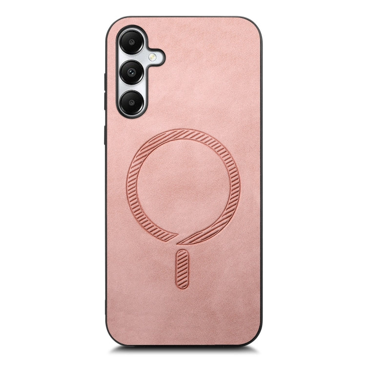 Solid Color Retro Magsafe PU Back Cover Phone Case, Compatible with Samsung Galaxy A05s