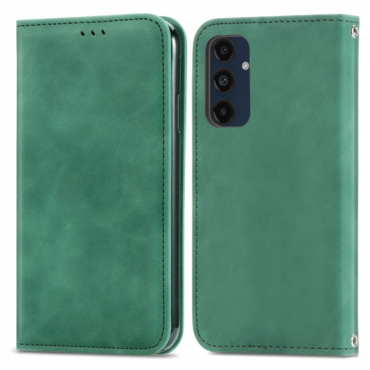 Retro Skin Feel Magnetic Leather Phone Case
