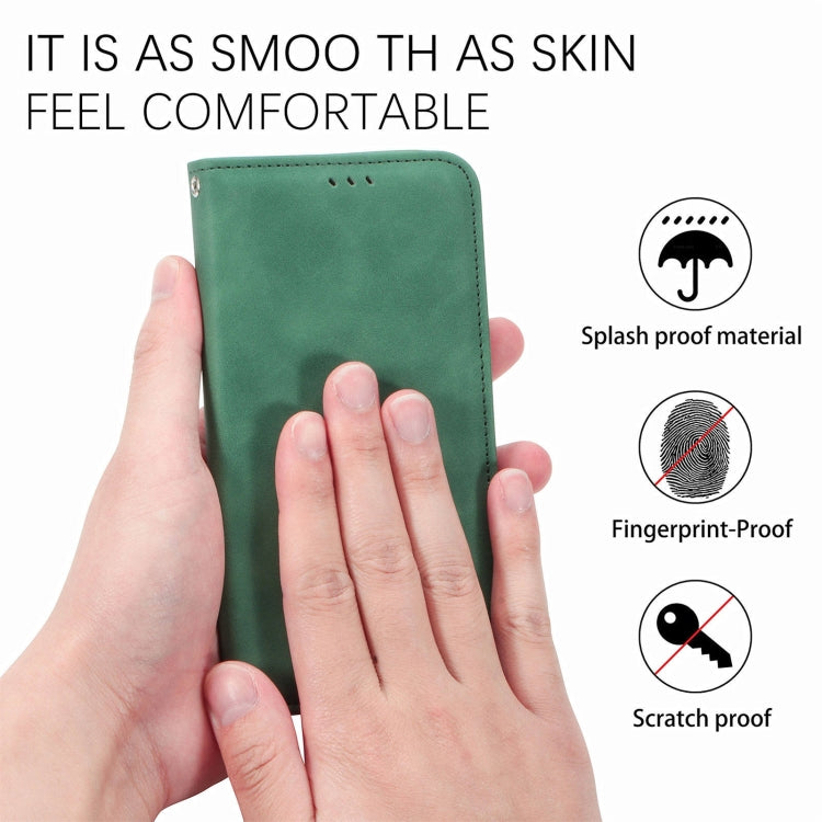 Retro Skin Feel Magnetic Leather Phone Case