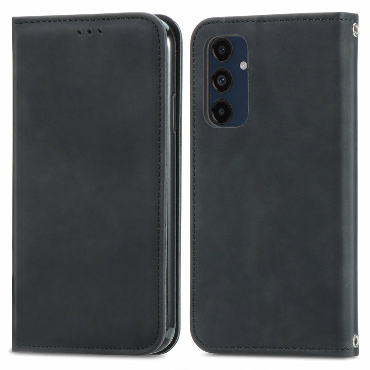 Retro Skin Feel Magnetic Leather Phone Case