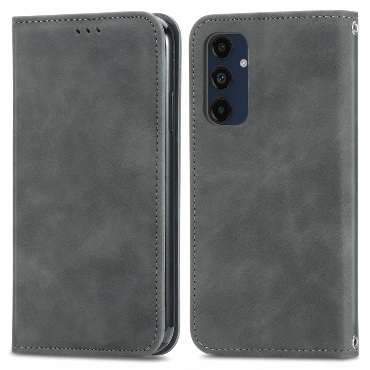 Retro Skin Feel Magnetic Leather Phone Case