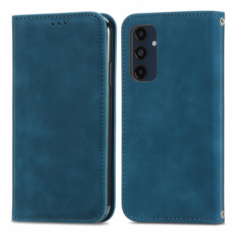 Retro Skin Feel Magnetic Leather Phone Case