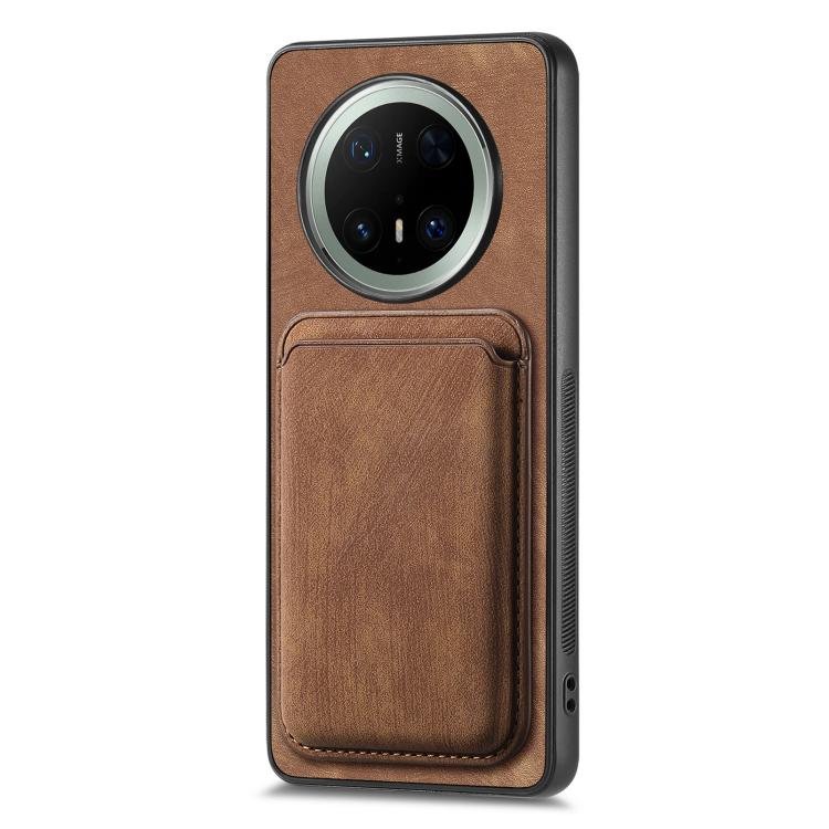 Retro Leather Card Bag Magnetic Phone Case, Compatible with Huawei Mate 70 Pro