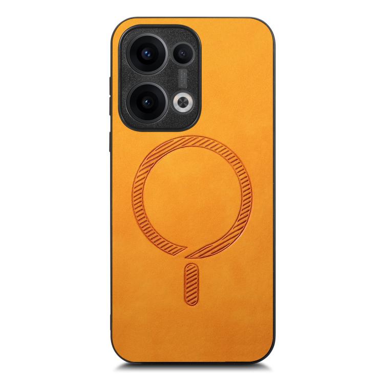 Retro Magsafe Magnetic PU Back Cover Phone Case