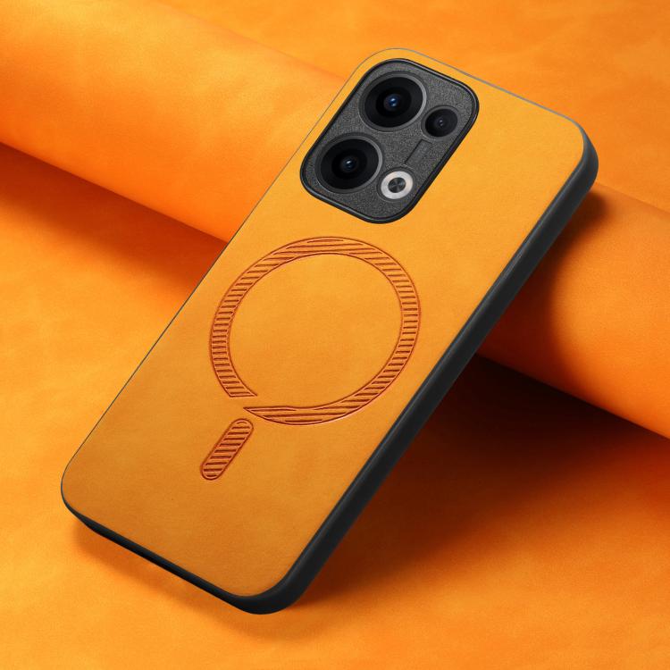 Retro Magsafe Magnetic PU Back Cover Phone Case