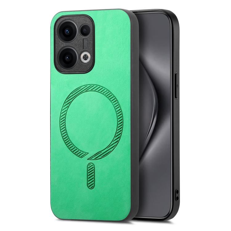 Retro Magsafe Magnetic PU Back Cover Phone Case