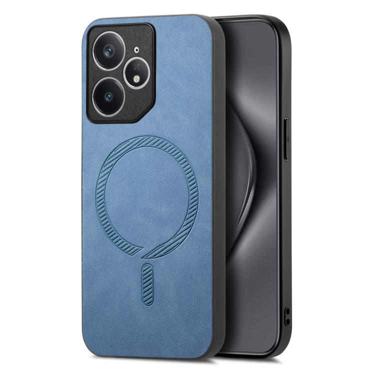 Retro MagSafe Magnetic PU Back Cover Phone Case, Compatible with Realme Neo7
