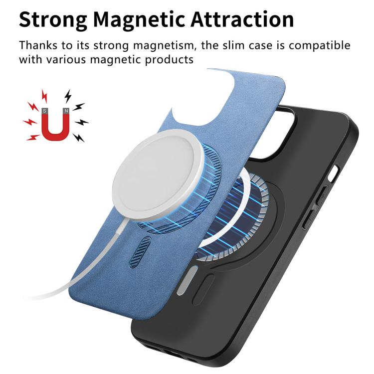 Retro MagSafe Magnetic PU Back Cover Phone Case, Compatible with Realme 13 Pro 5G