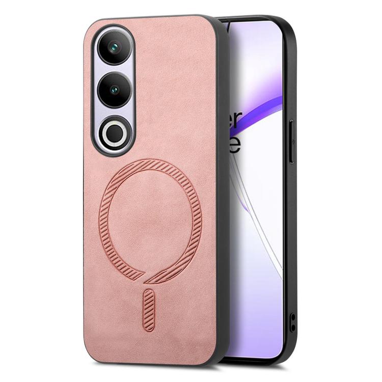 Solid Color Retro Magsafe PU Back Cover Phone Case, Compatible with OnePlus Nord CE4 / Ace 3V