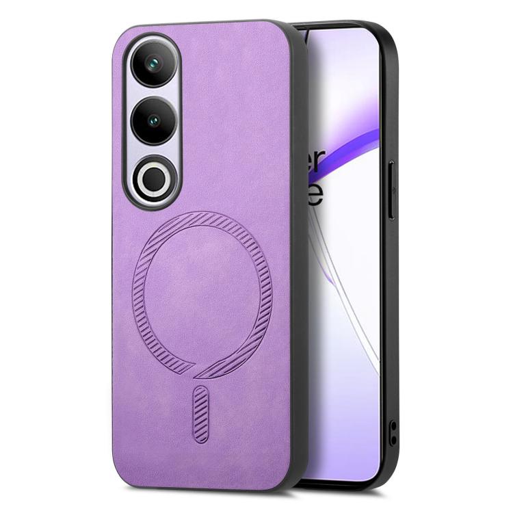 Solid Color Retro Magsafe PU Back Cover Phone Case, Compatible with OnePlus Nord CE4 / Ace 3V