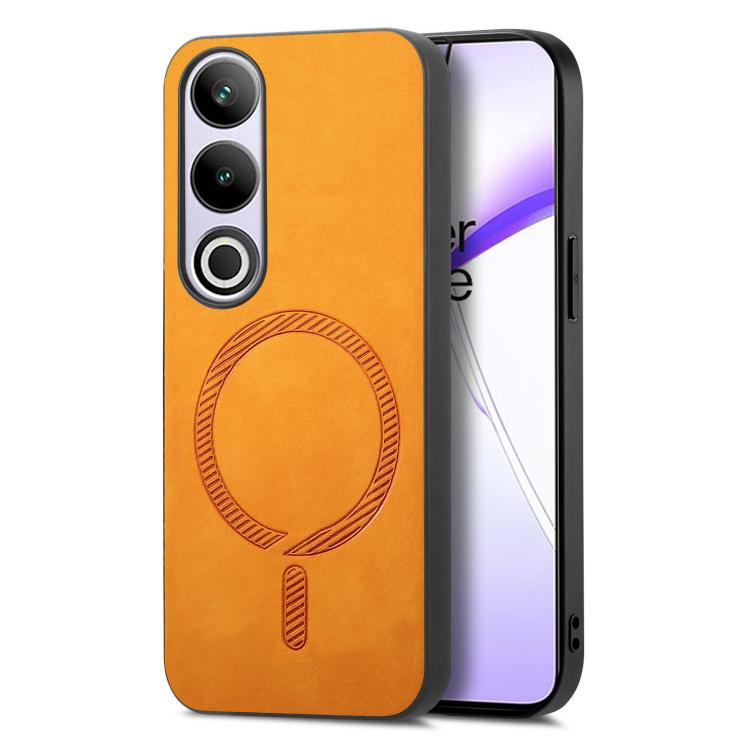 Solid Color Retro Magsafe PU Back Cover Phone Case, Compatible with OnePlus Nord CE4 / Ace 3V