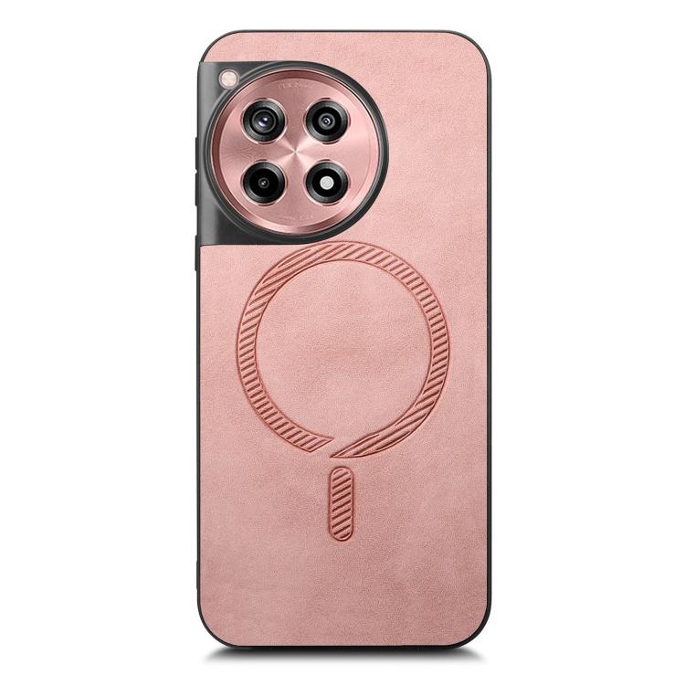 Solid Color Retro Magsafe PU Back Cover Phone Case, Compatible with OnePlus Ace 3 / 12R 5G