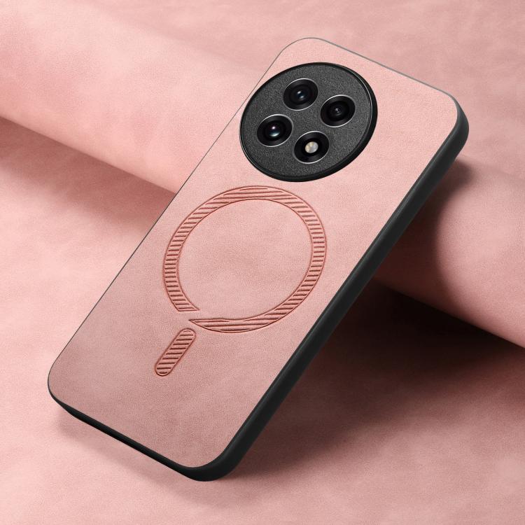 Solid Color Retro Magsafe PU Back Cover Phone Case, Compatible with OnePlus 13