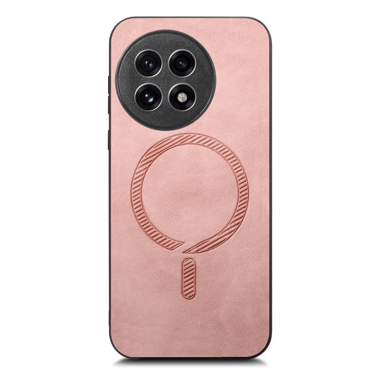 Solid Color Retro Magsafe PU Back Cover Phone Case, Compatible with OnePlus Ace 5 / 5 Pro