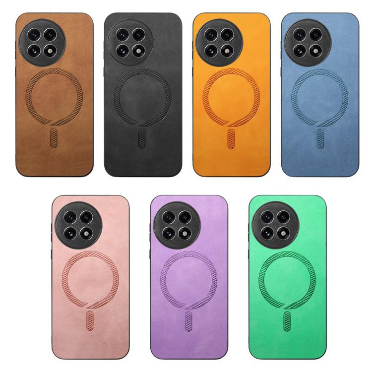 Solid Color Retro Magsafe PU Back Cover Phone Case, Compatible with OnePlus Nord CE4 / Ace 3V