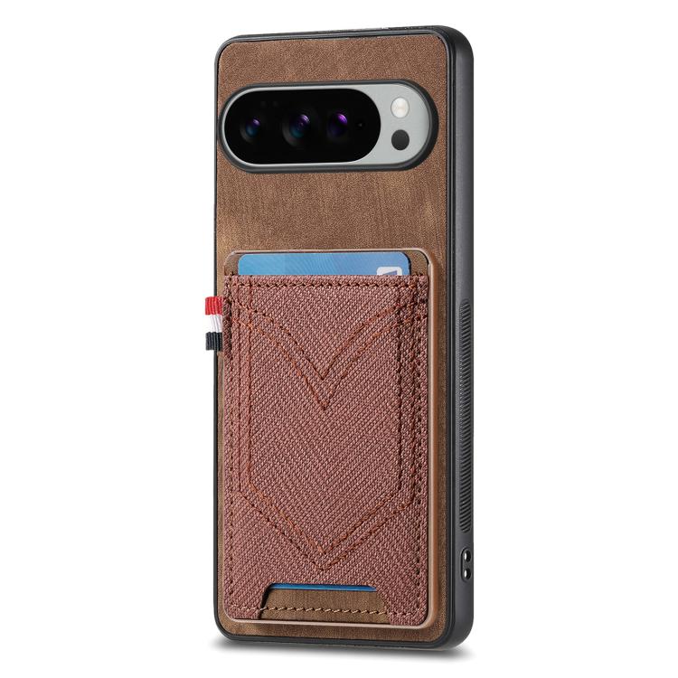 Denim Texture Leather Skin Phone Case with Card Slot