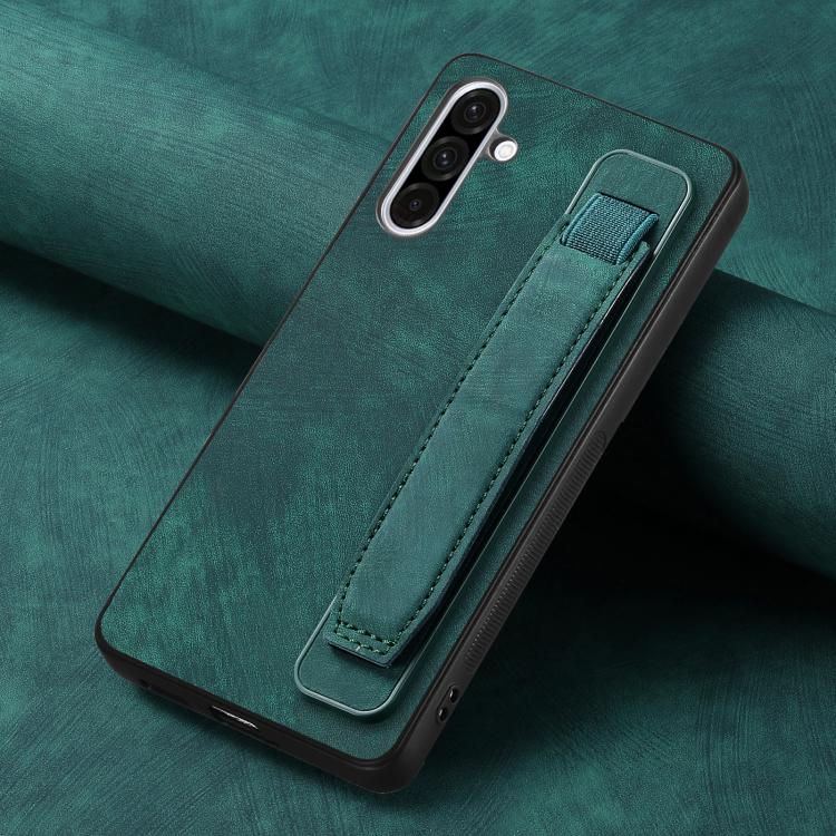 Retro Wristband Holder Leather Back Phone Case, Compatible with Samsung Galaxy A56 5G