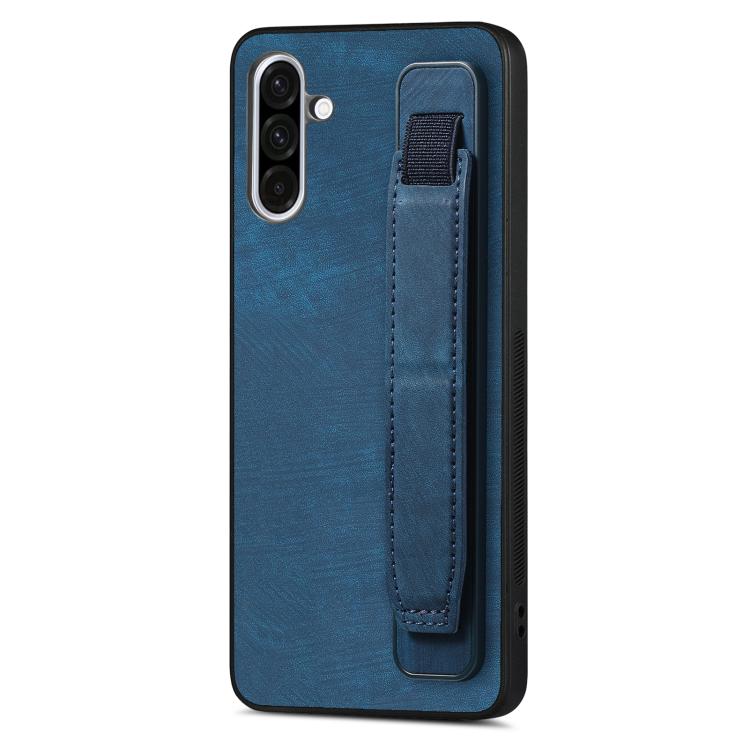 Retro Wristband Holder Leather Back Phone Case, Compatible with Samsung Galaxy A56 5G