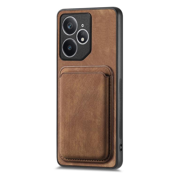Retro Leather Card Bag Magnetic Phone Case, Compatible with Realme Neo7