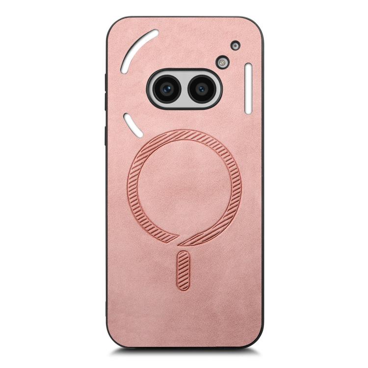 Retro Magsafe Magnetic PU Back Cover Phone Case, Compatible with Nothing Phone 2a