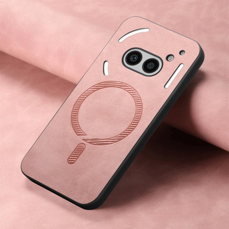 Retro Magsafe Magnetic PU Back Cover Phone Case, Compatible with Nothing Phone 2a