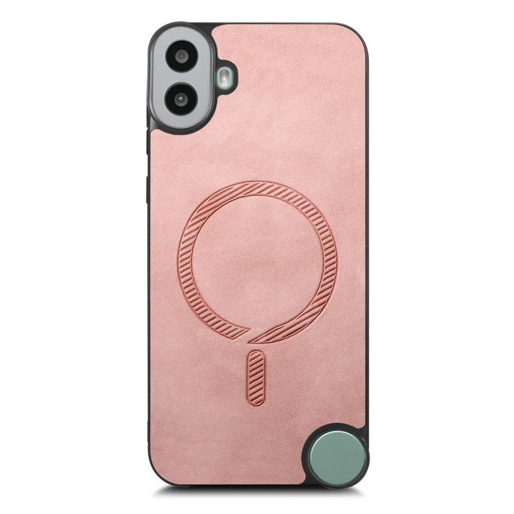 Retro Magsafe Magnetic PU Back Cover Phone Case, Compatible with Nothing CMF Phone 1
